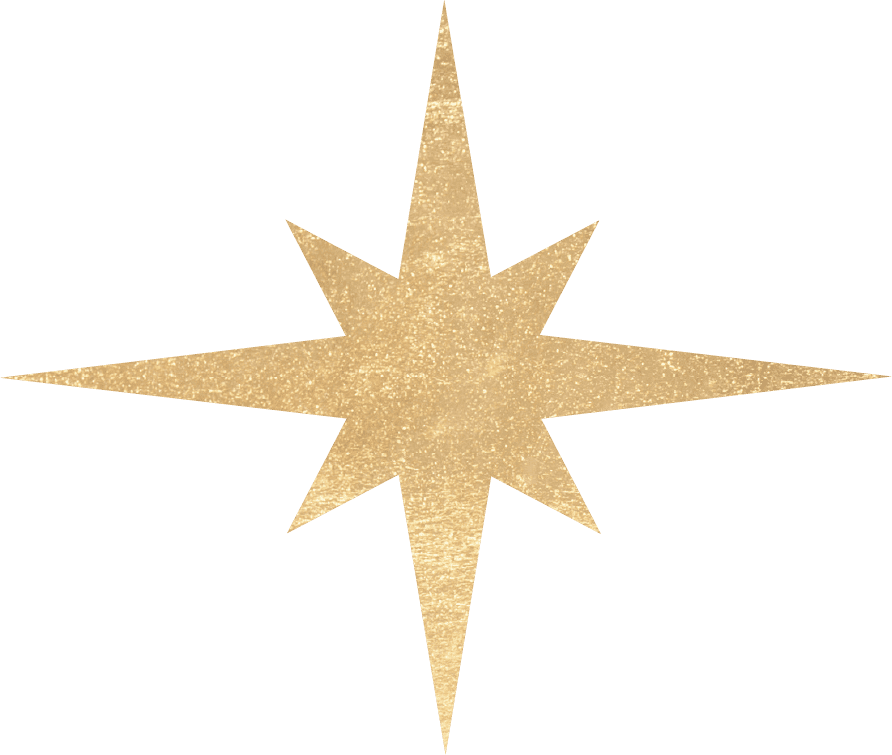 Gold North Star
